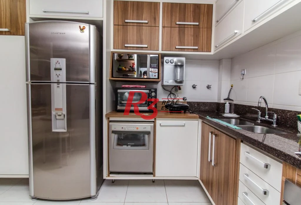 Apartamento com 4 dormitórios à venda, 191 m² - Gonzaga - Santos/SP