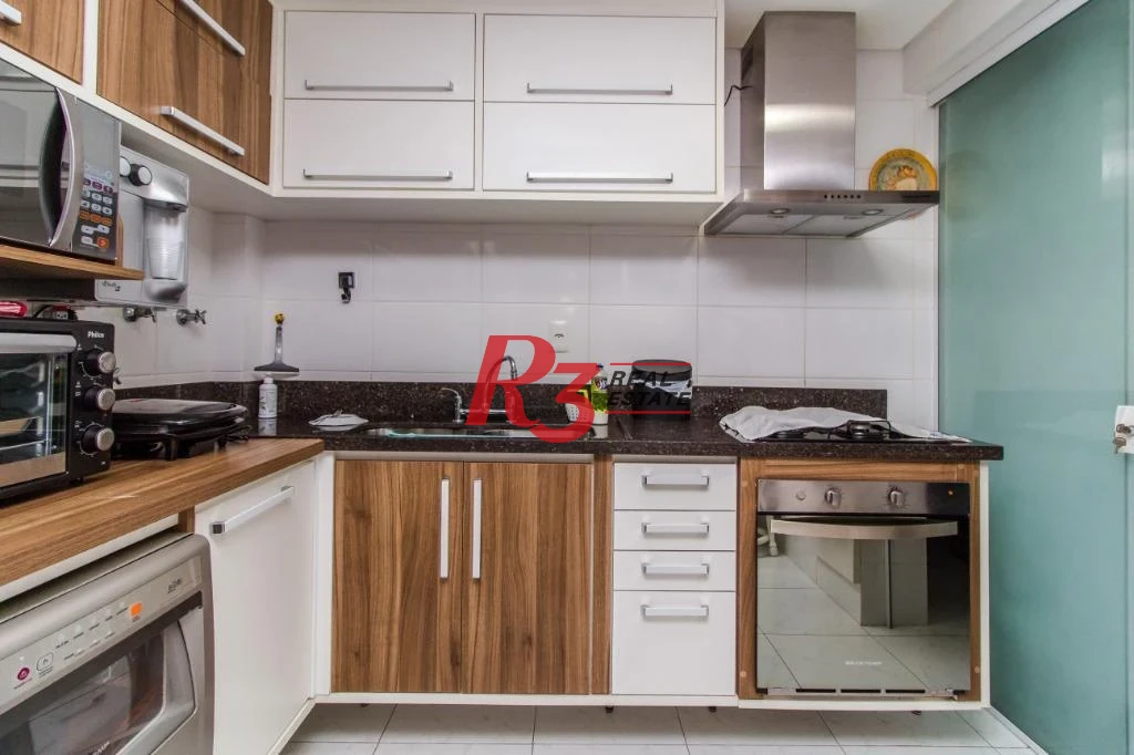 Apartamento com 4 dormitórios à venda, 191 m² - Gonzaga - Santos/SP