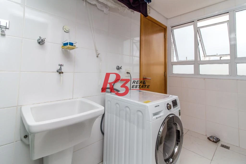 Apartamento com 4 dormitórios à venda, 191 m² - Gonzaga - Santos/SP