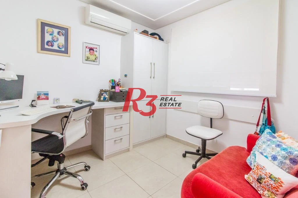 Apartamento com 4 dormitórios à venda, 191 m² - Gonzaga - Santos/SP