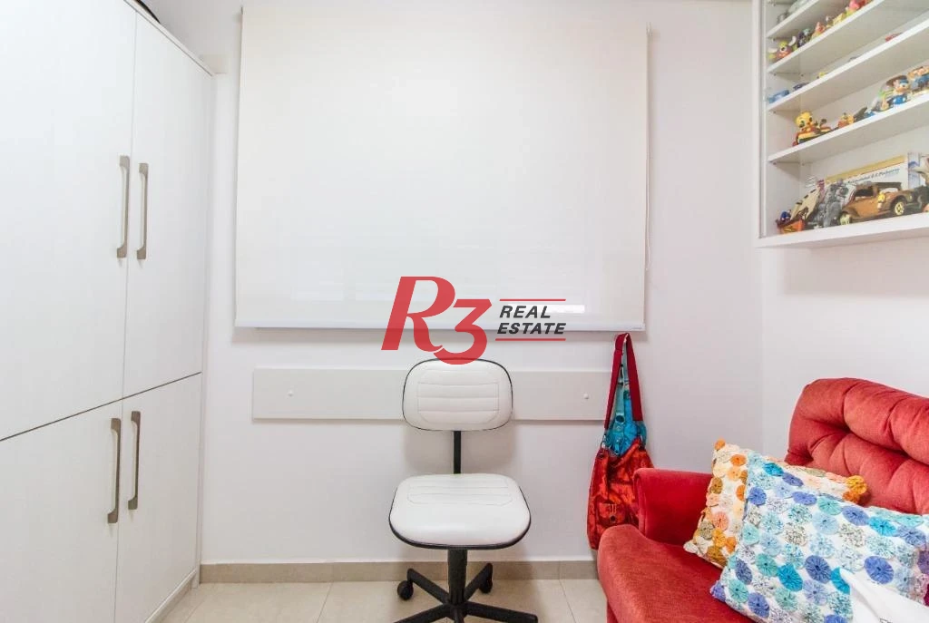 Apartamento com 4 dormitórios à venda, 191 m² - Gonzaga - Santos/SP