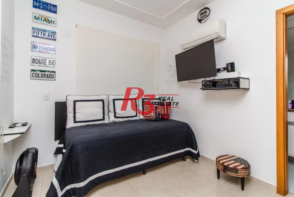 Apartamento com 4 dormitórios à venda, 191 m² - Gonzaga - Santos/SP