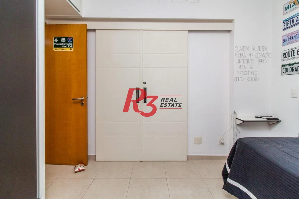 Apartamento com 4 dormitórios à venda, 191 m² - Gonzaga - Santos/SP