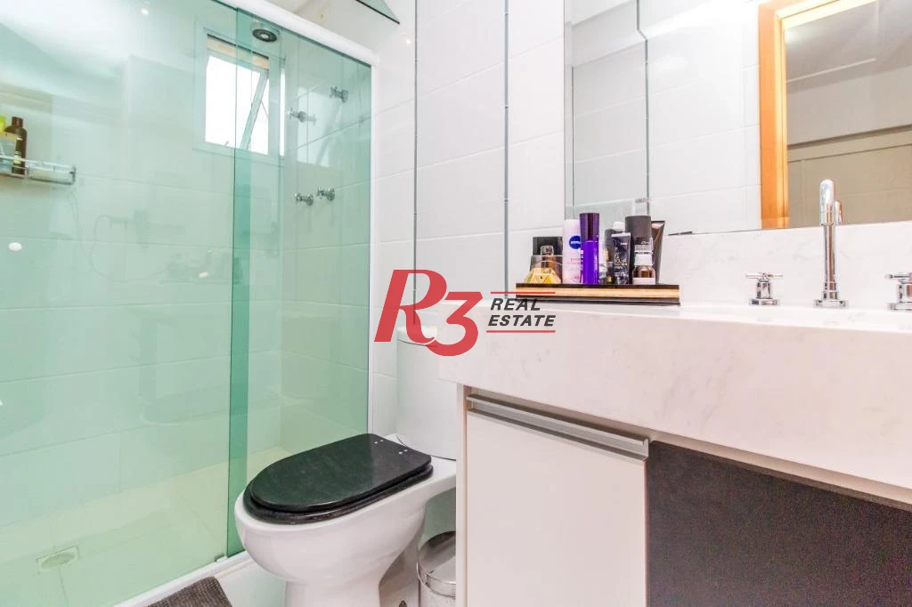 Apartamento com 4 dormitórios à venda, 191 m² - Gonzaga - Santos/SP