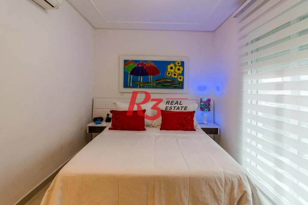 Apartamento com 4 dormitórios à venda, 191 m² - Gonzaga - Santos/SP