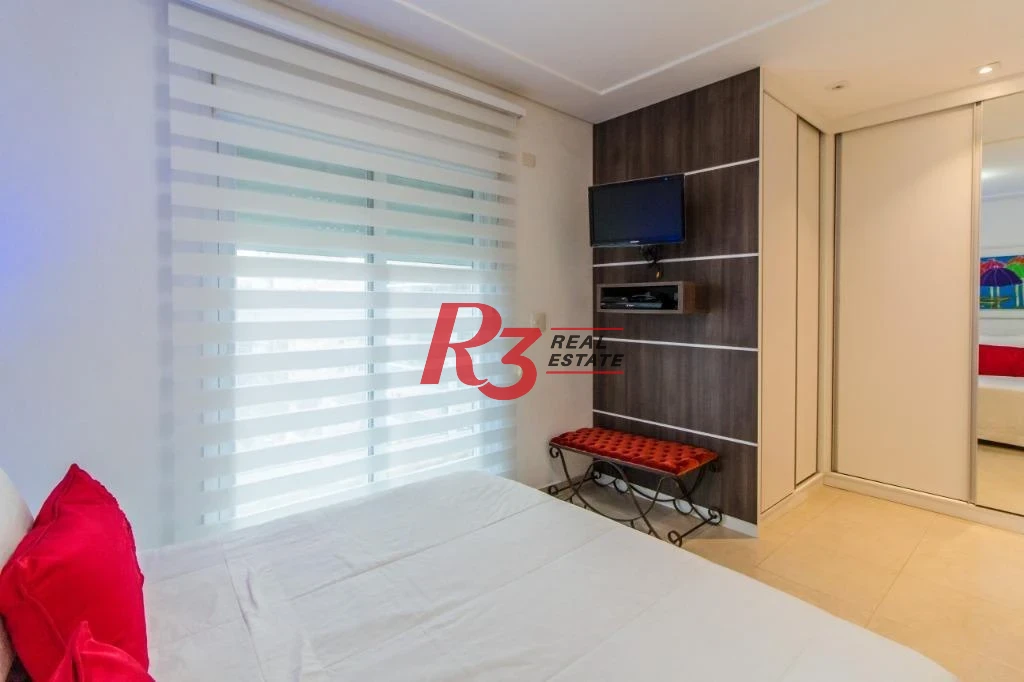 Apartamento com 4 dormitórios à venda, 191 m² - Gonzaga - Santos/SP