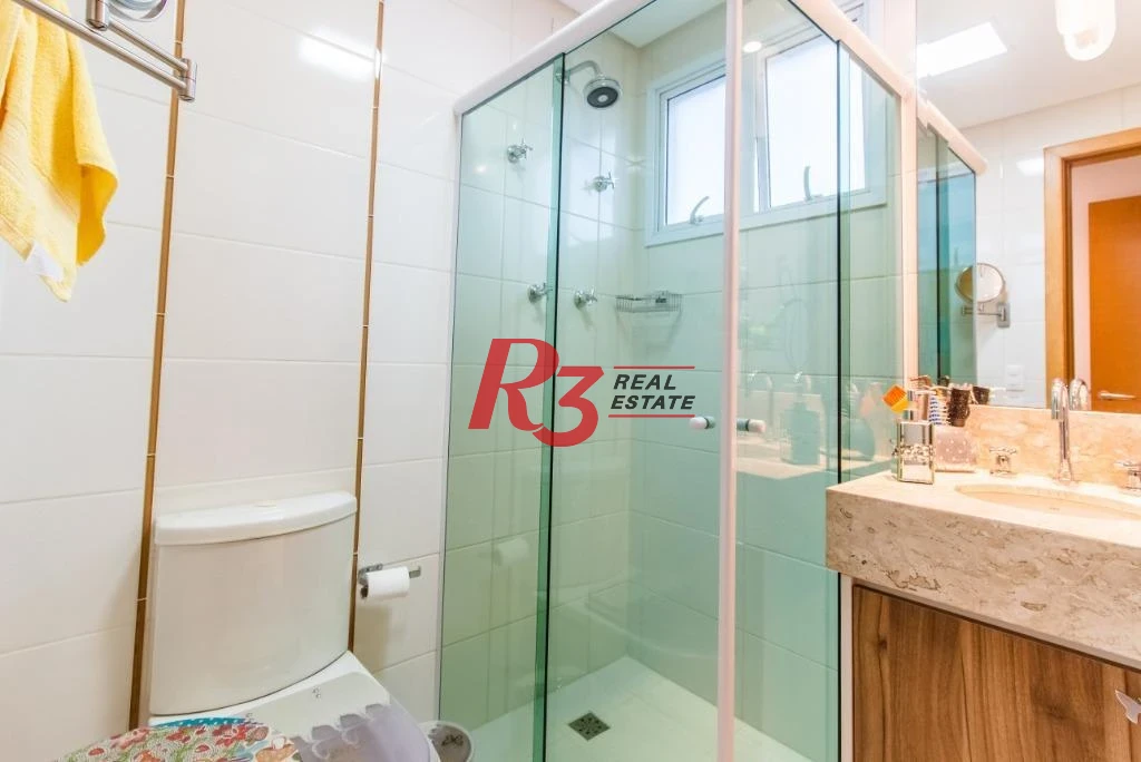 Apartamento com 4 dormitórios à venda, 191 m² - Gonzaga - Santos/SP