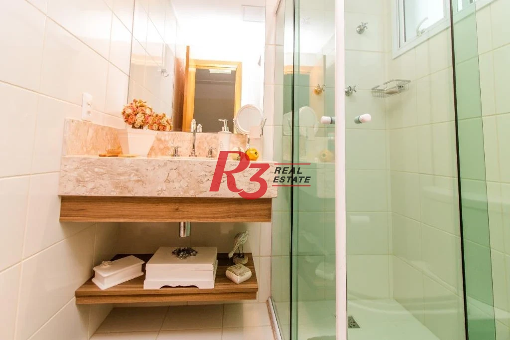 Apartamento com 4 dormitórios à venda, 191 m² - Gonzaga - Santos/SP