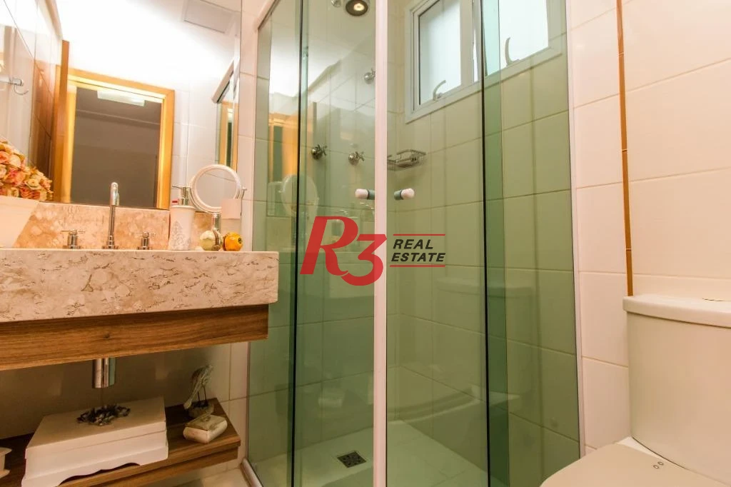 Apartamento com 4 dormitórios à venda, 191 m² - Gonzaga - Santos/SP