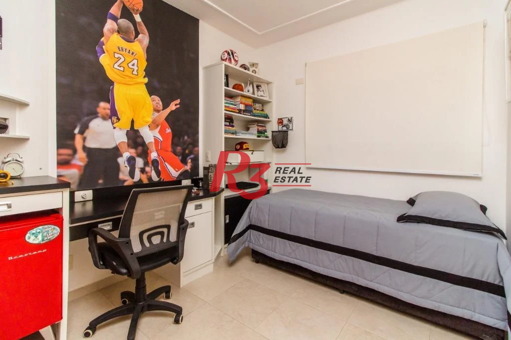 Apartamento com 4 dormitórios à venda, 191 m² - Gonzaga - Santos/SP