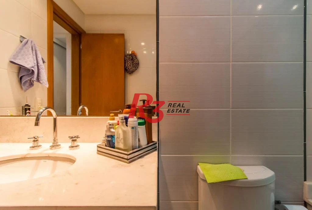 Apartamento com 4 dormitórios à venda, 191 m² - Gonzaga - Santos/SP