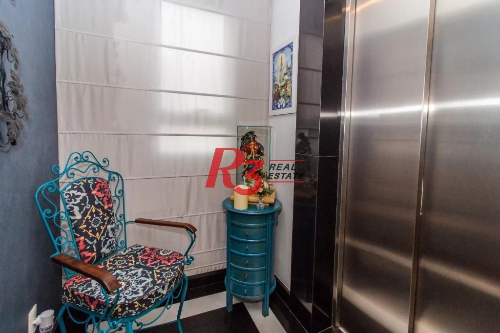 Apartamento com 4 dormitórios à venda, 191 m² - Gonzaga - Santos/SP