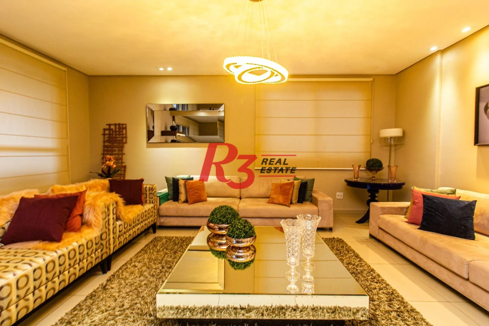 Apartamento com 3 dormitórios para alugar, 241 m² por R$ 10.000,00/mês - Aparecida - Santos/SP