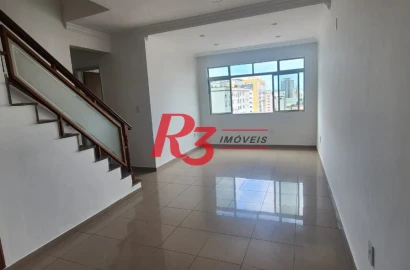 Cobertura à venda, 260 m² por R$ 1.300.000,00 - Campo Grande - Santos/SP