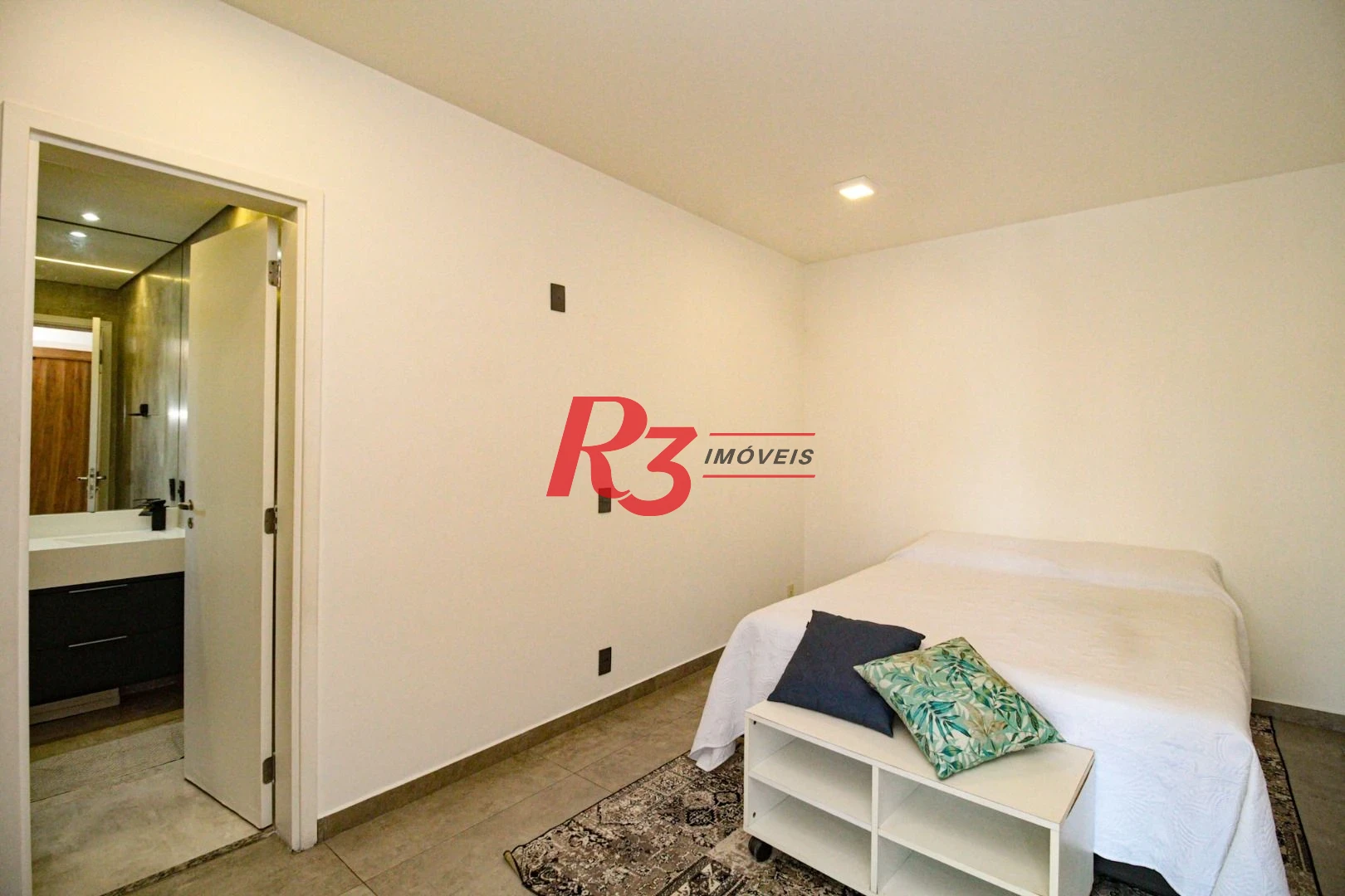 Apartamento Garden com 1 dormitório para alugar, 78 m² por R$ 5.050,00/mês - Ponta da Praia - Santos/SP