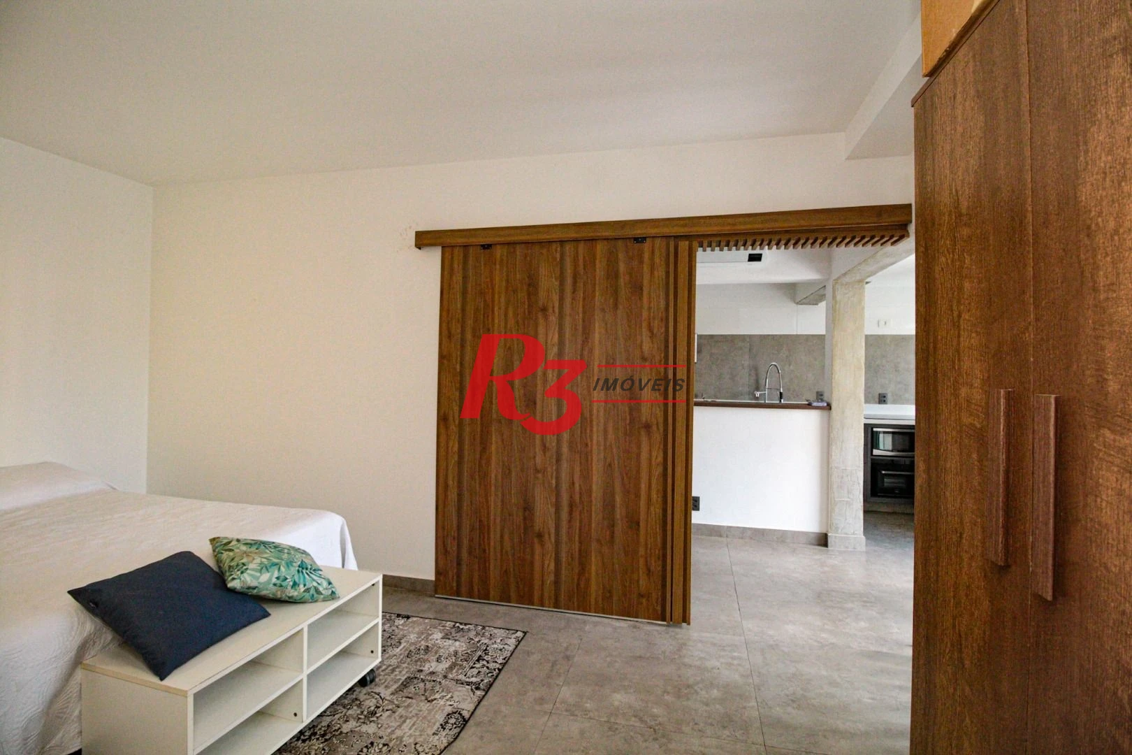 Apartamento Garden com 1 dormitório para alugar, 78 m² por R$ 5.050,00/mês - Ponta da Praia - Santos/SP