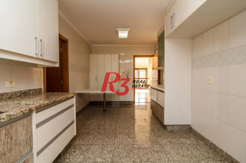 Apartamento com 4 dormitórios para alugar, 212 m² por R$ 18.000,00/mês - Boqueirão - Santos/SP