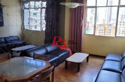 Apartamento à venda, 85 m² por R$ 580.000,00 - Gonzaga - Santos/SP