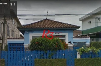 Terreno à venda, 490 m² - Macuco - Santos/SP