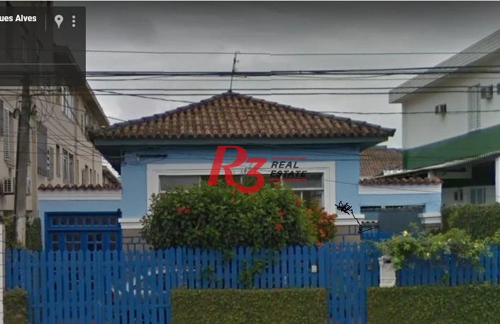 Terreno à venda, 490 m² - Macuco - Santos/SP