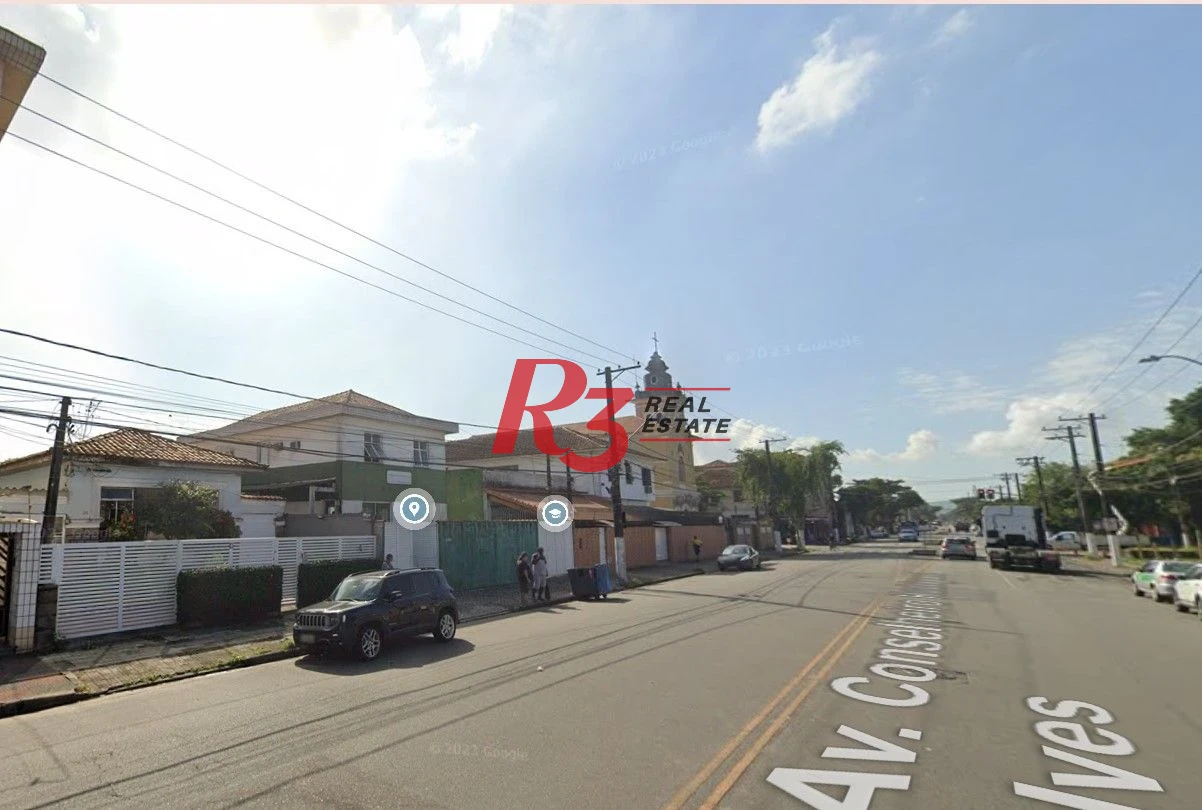 Terreno à venda, 490 m² por R$ 1.500.000,00 - Macuco - Santos/SP