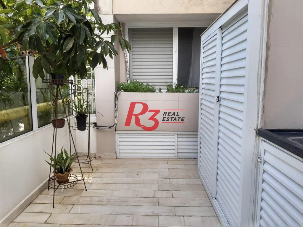 Flat com 2 dormitórios à venda, 70 m² - Santos/SP