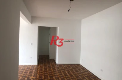 Apartamento com 3 dormitórios para alugar, 131 m² por R$ 4.800,02/mês - Embaré - Santos/SP