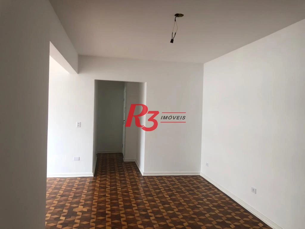 Apartamento com 3 dormitórios para alugar, 131 m² por R$ 4.800,02/mês - Embaré - Santos/SP