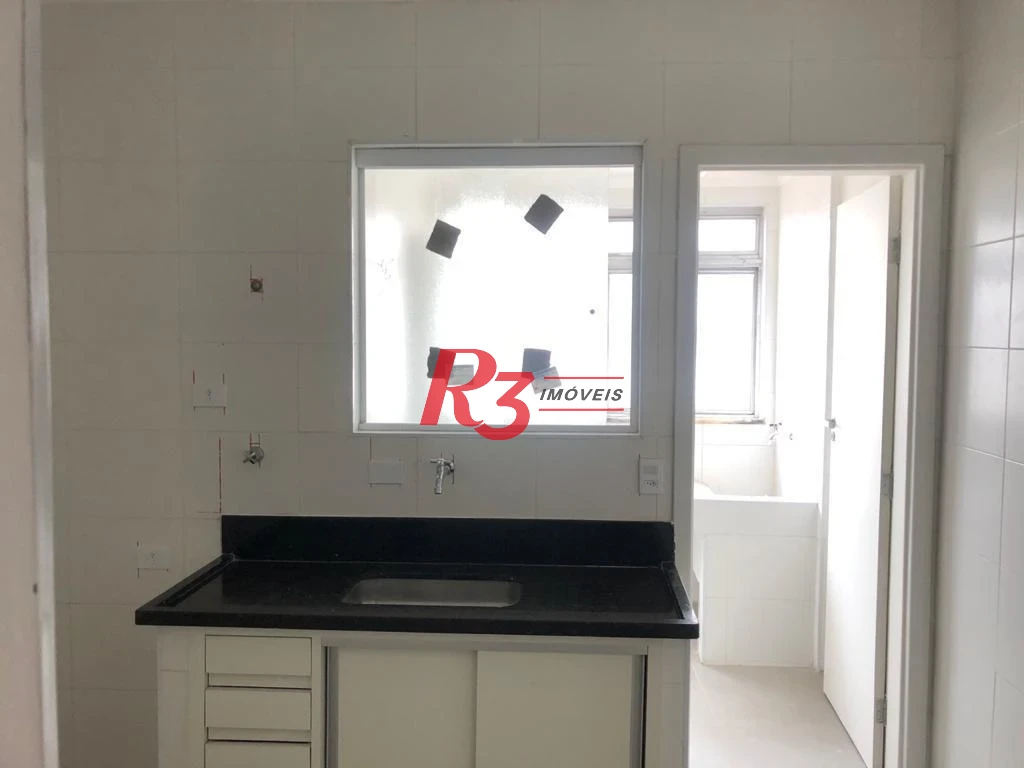 Apartamento com 3 dormitórios para alugar, 131 m² por R$ 4.800,02/mês - Embaré - Santos/SP