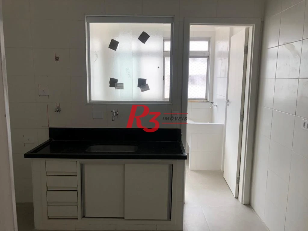 Apartamento com 3 dormitórios para alugar, 131 m² por R$ 4.800,02/mês - Embaré - Santos/SP
