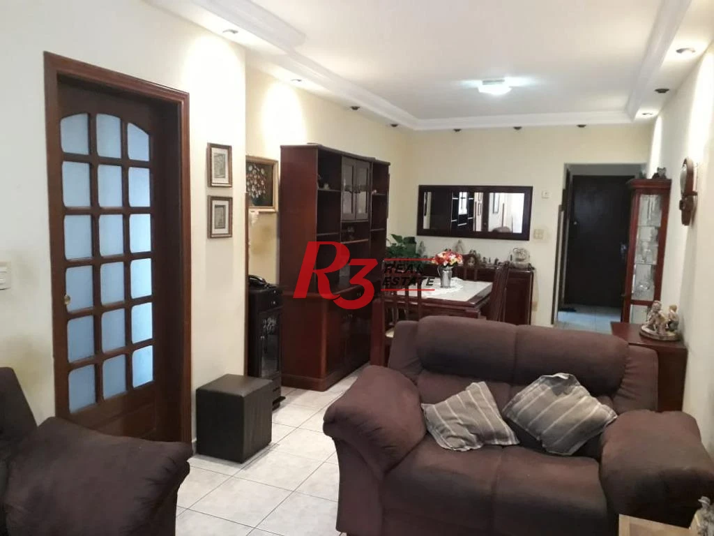 Apartamento com 2 dormitórios à venda, 100 m² - Campo Grande - Santos/SP