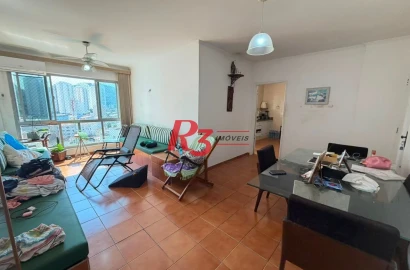 Apartamento com 2 dormitórios à venda, 100 m² por R$ 585.000,00 - José Menino - Santos/SP