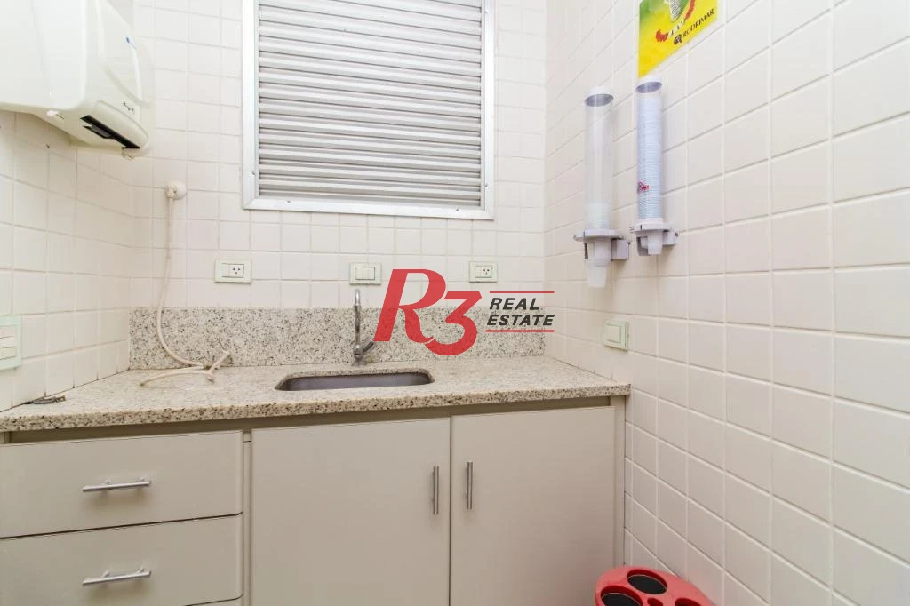 Sala para alugar, 189 m² - Centro - Santos/SP