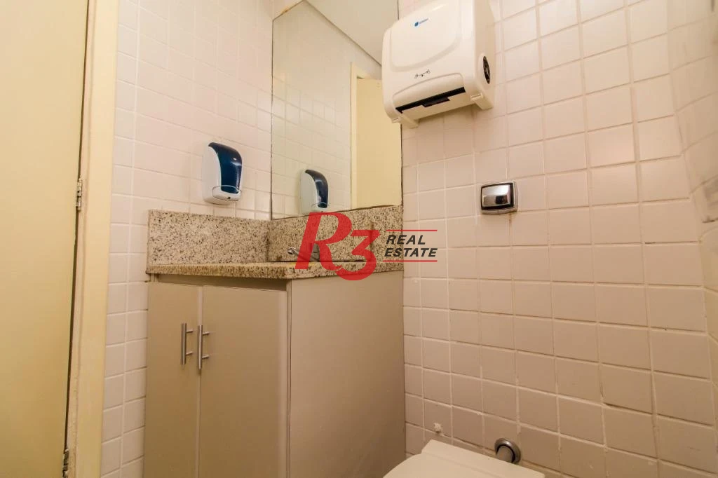 Sala para alugar, 189 m² - Centro - Santos/SP