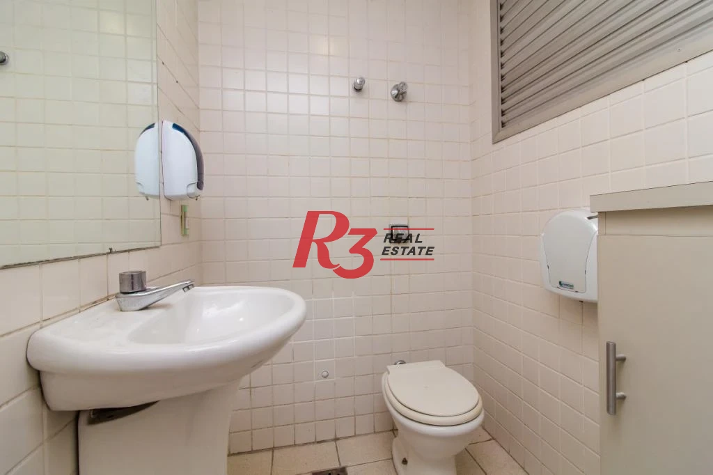 Sala para alugar, 189 m² - Centro - Santos/SP