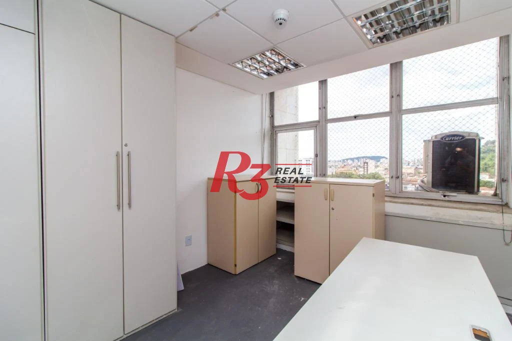 Sala para alugar, 189 m² - Centro - Santos/SP