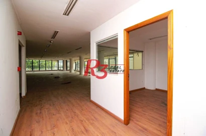 Sala para alugar, 300 m²  - Centro - Santos/SP