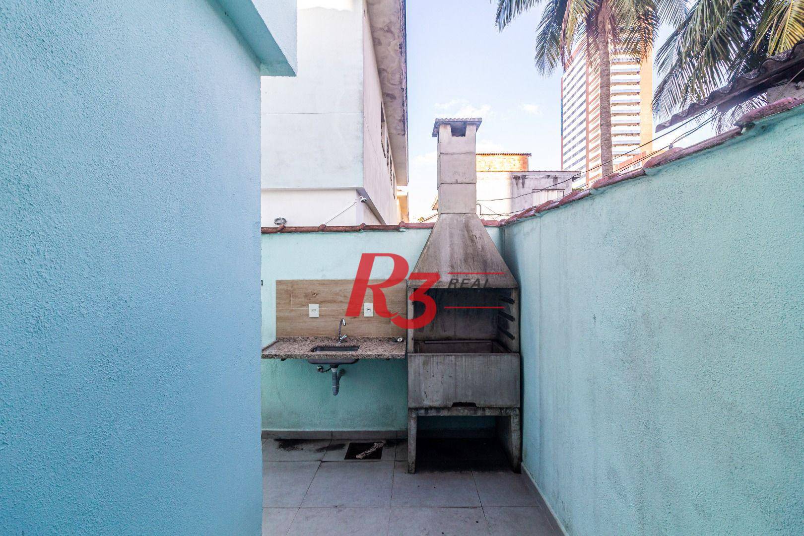 Sobrado com 2 dormitórios à venda, 105 m² - Vila Belmiro - Santos/SP