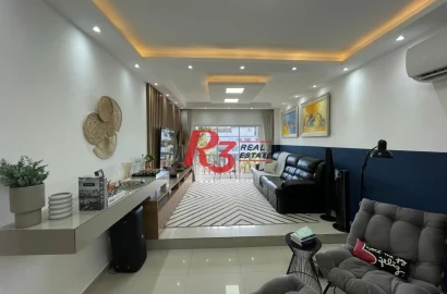 Apartamento à venda, 111 m² por R$ 735.000,00 - Aparecida - Santos/SP