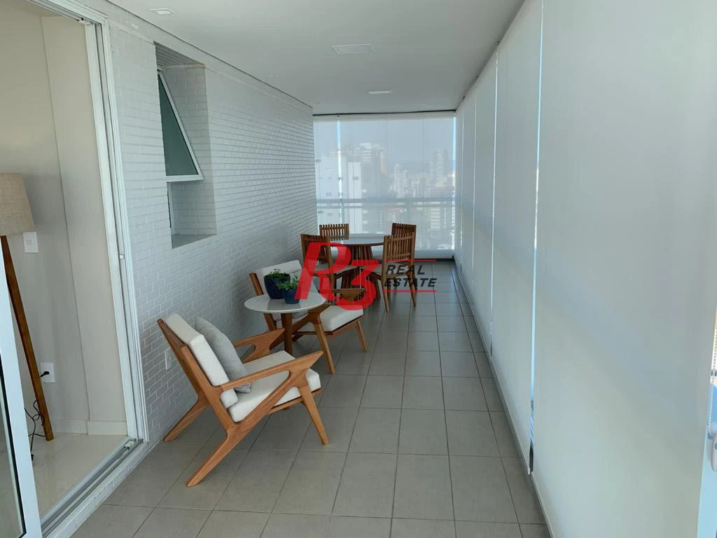 Apartamento com 2 dormitórios à venda, 105 m² por R$ 3.200.000,00 - Pompéia - Santos/SP