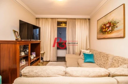 Apartamento com 2 dormitórios à venda, 101 m² por R$ 850.000,00 - Embaré - Santos/SP