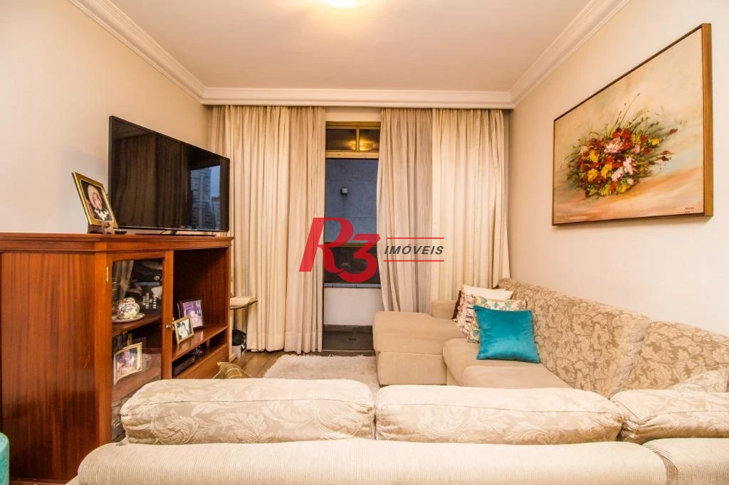 Apartamento com 2 dormitórios à venda, 101 m² por R$ 850.000,00 - Embaré - Santos/SP
