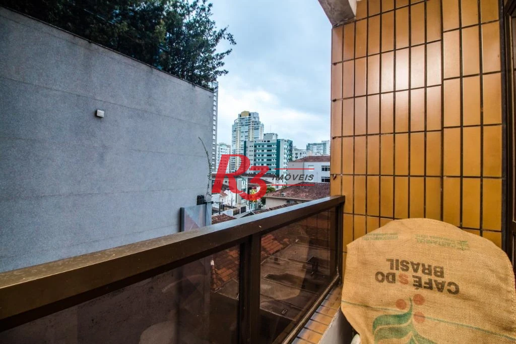 Apartamento com 2 dormitórios à venda, 101 m² por R$ 850.000,00 - Embaré - Santos/SP