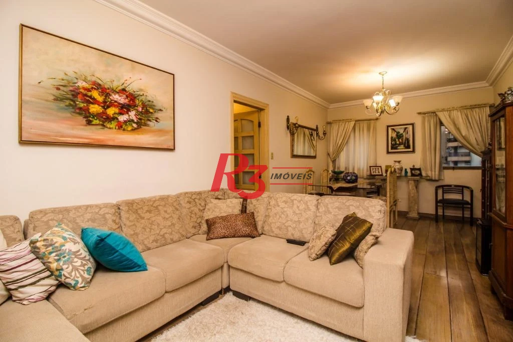 Apartamento com 2 dormitórios à venda, 101 m² por R$ 850.000,00 - Embaré - Santos/SP