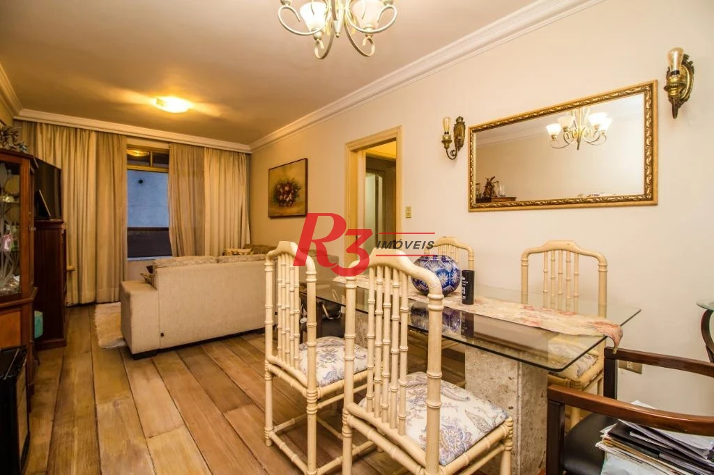 Apartamento com 2 dormitórios à venda, 101 m² por R$ 850.000,00 - Embaré - Santos/SP