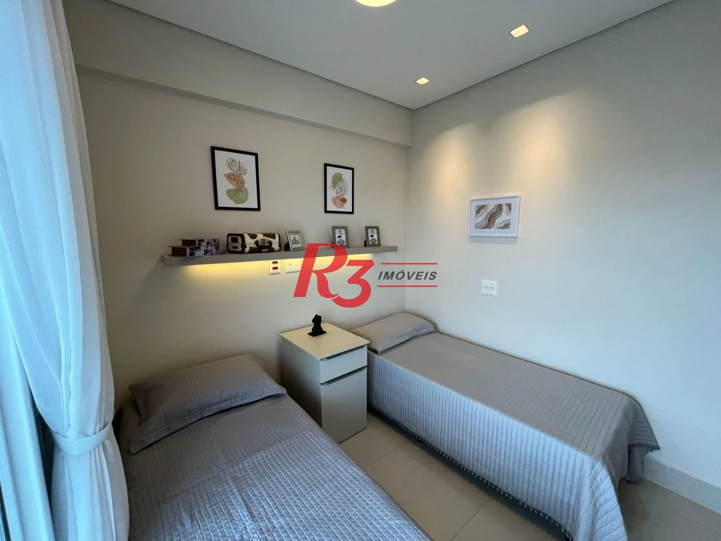 Apartamento com 3 suítes, 170 m² - venda por R$ 2.490.000 ou aluguel por R$ 20.000/mês - Boqueirão - Santos/SP