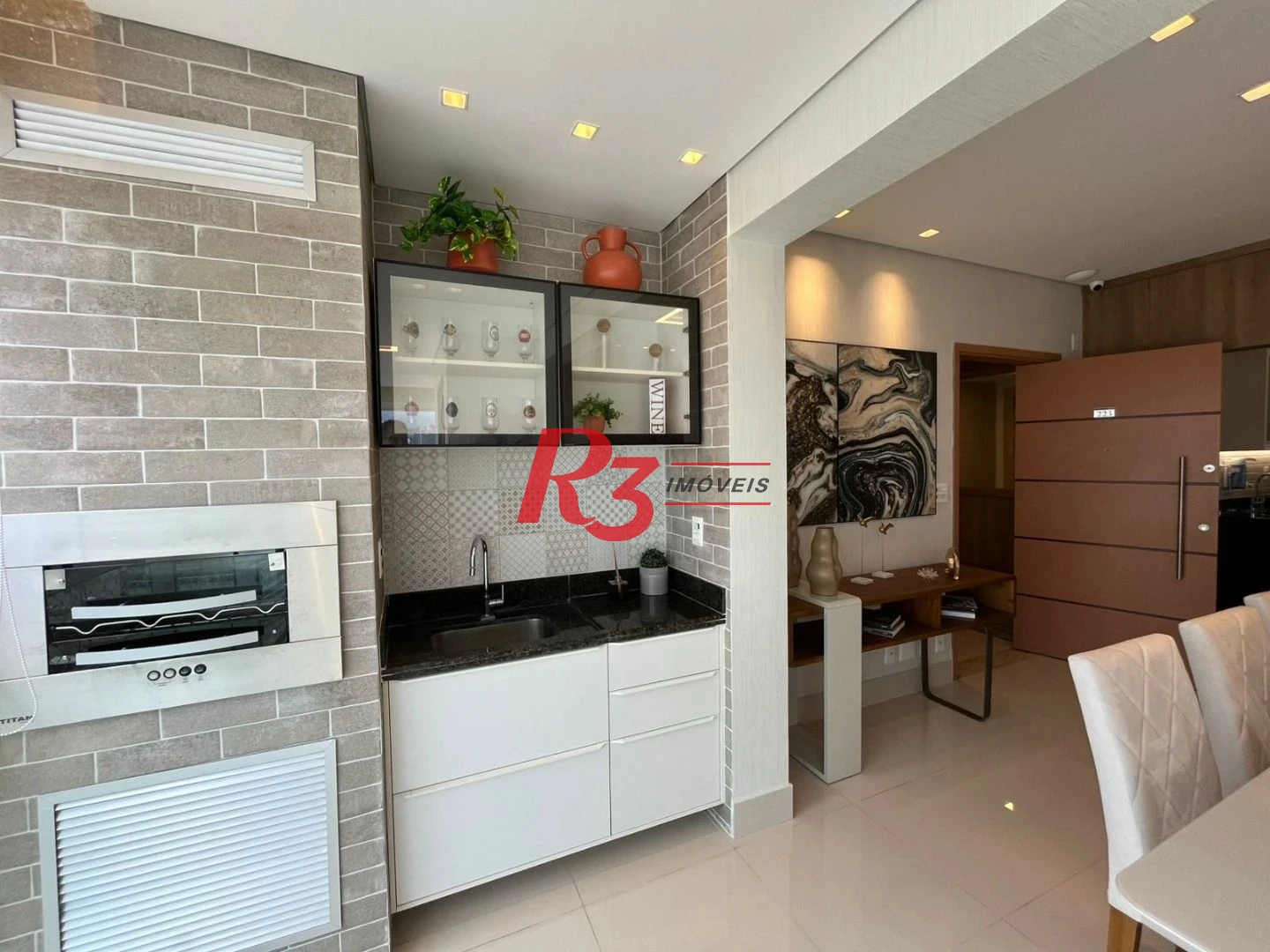 Apartamento com 3 suítes, 170 m² - venda por R$ 2.490.000 ou aluguel por R$ 20.000/mês - Boqueirão - Santos/SP