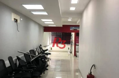 Sala para alugar, 180 m² - Centro - Santos/SP