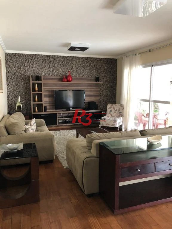 Apartamento com 4 dormitórios à venda, 204 m² - Boqueirão - Santos/SP