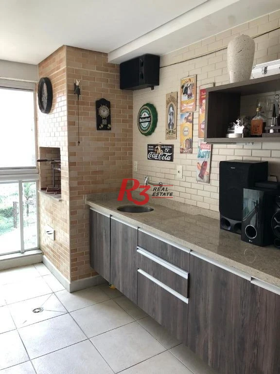 Apartamento com 4 dormitórios à venda, 204 m² - Boqueirão - Santos/SP